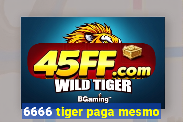 6666 tiger paga mesmo